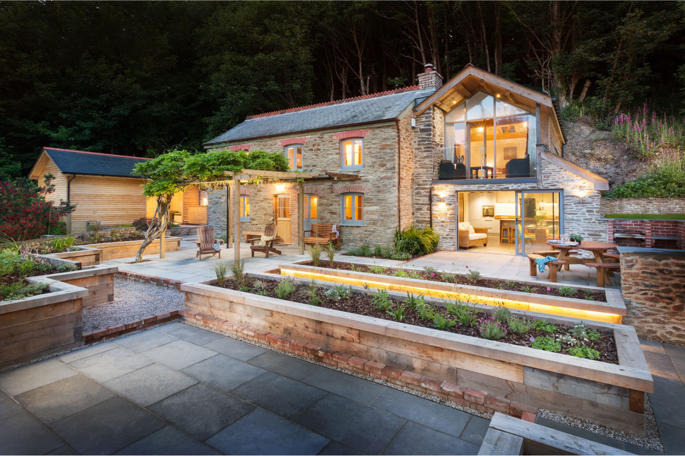image of a beautiful orange lit home- used in 15 Tips for Selling Luxury Homes Without a Single Price Drop
